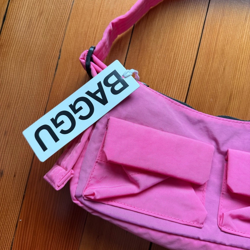 Pink BAGGU Shoulder Bag